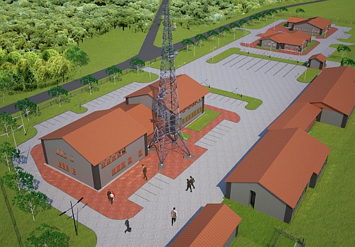 Wizualizacja przejścia granicznego w Siemian&oacute;wce