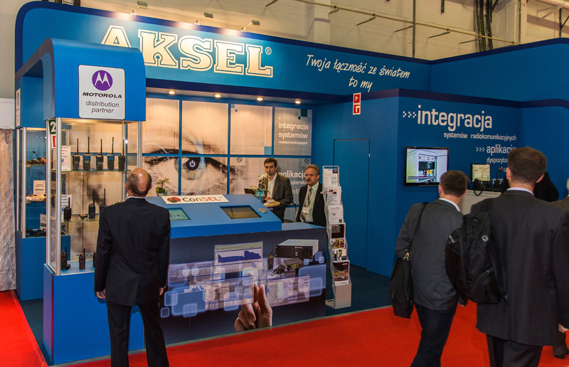 Stoisko firmy Aksel Sp. z o.o. podczas targów MSPO 2013 w Kielcach
