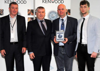 Od lewej Mike Atkins (Dyrektor Gł&oacute;wny), Gary Hodgson, Jacek Łapsz, Piotr Łapszo