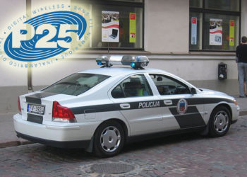 Radiow&oacute;z łotewskiej policji