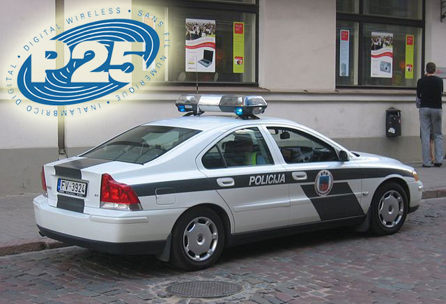 Radiow&oacute;z łotewskiej policji
