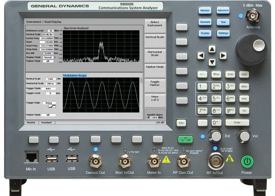 R8000B Tester radiokomunikacyjny TETRA DMR dPMR NXDN Digimes