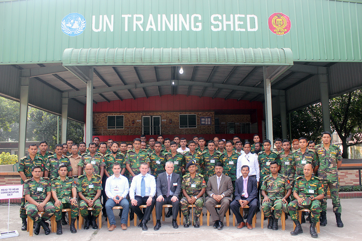 Uczestnicy szkolenia w Dhace