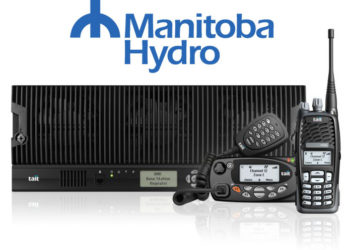 Oferta DMR III firmy Tait i Logo Manitoba Hydro