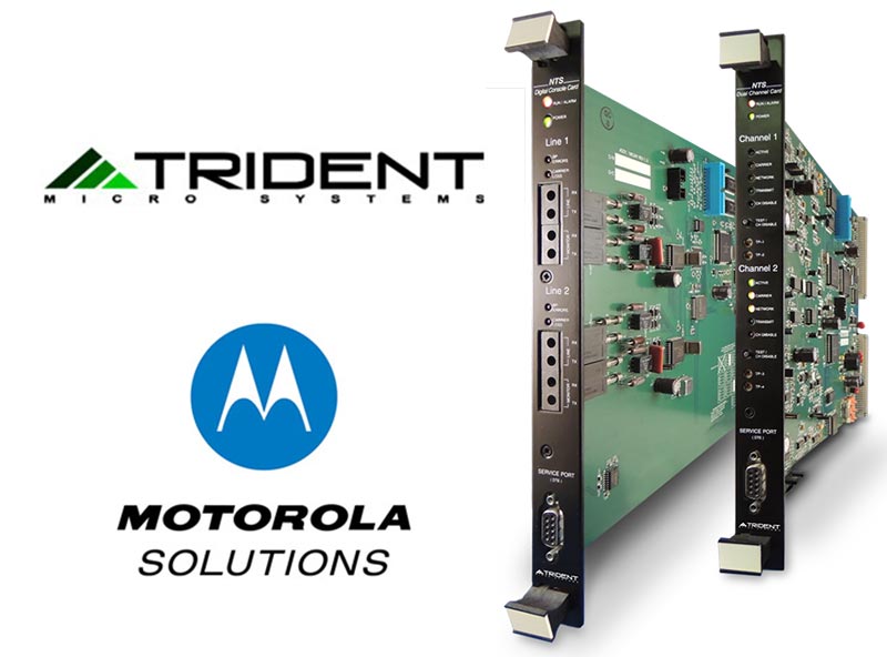 Trident Micro Systems Motorola Solutions logo