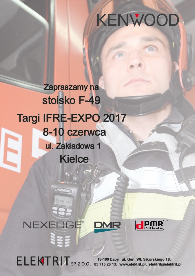 Elektrit - zaproszenie IFRE EXPO Kielce 2017
