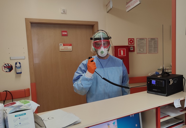 szczecin-szpital-radiotelefon-hytera-koronawirus-covid-19